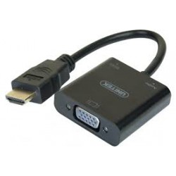 Convertisseur HDMI vers VGA + audio 15 cm- noir